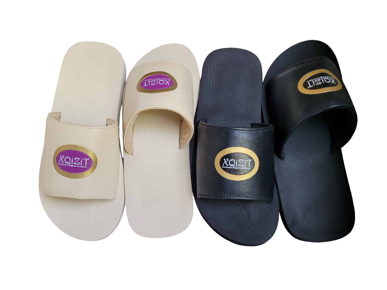 XQiZiT Slide Slippers for Women and Men, Slide Slipper with Soft Cushion Upper Strap, Non-Slip Durable Sole, New Design