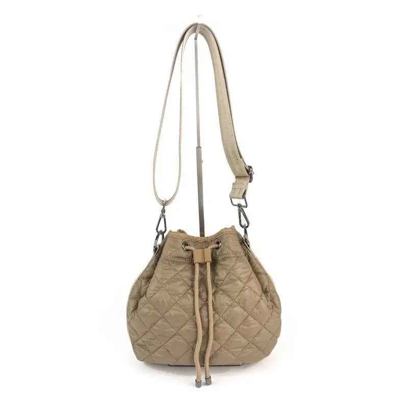 The Sutton Puffer Bucket Bag | 3 Color Options Khaki