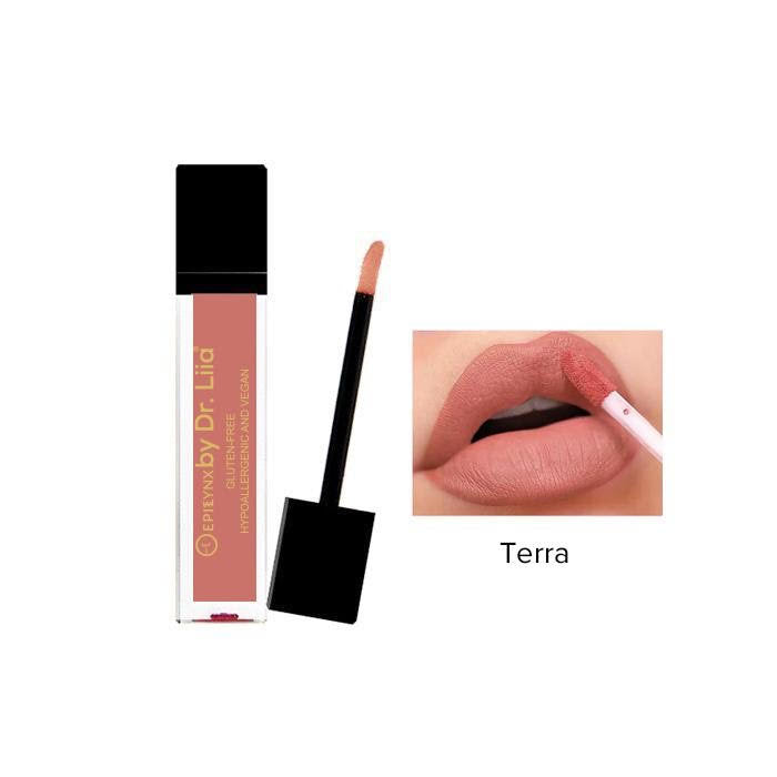Color Intense Lipstick and Lip Gloss - For Plump and Moist Lips Terra (Matte)